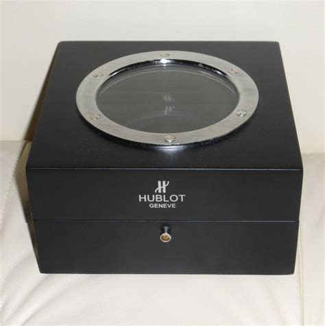 hublot box sitting on brown desk|Hublot Watch Boxes & Cases .